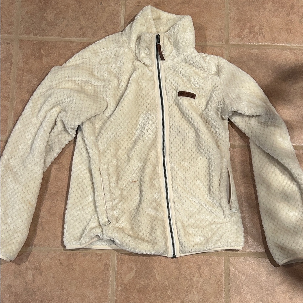 Columbia Women's Textured Cream Teddy Jacket